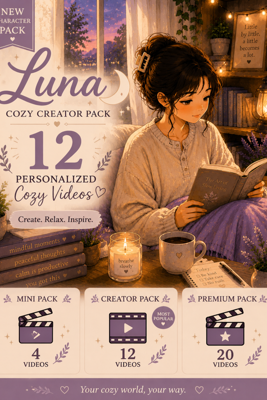 🌸 Luna Cozy Creator Pack