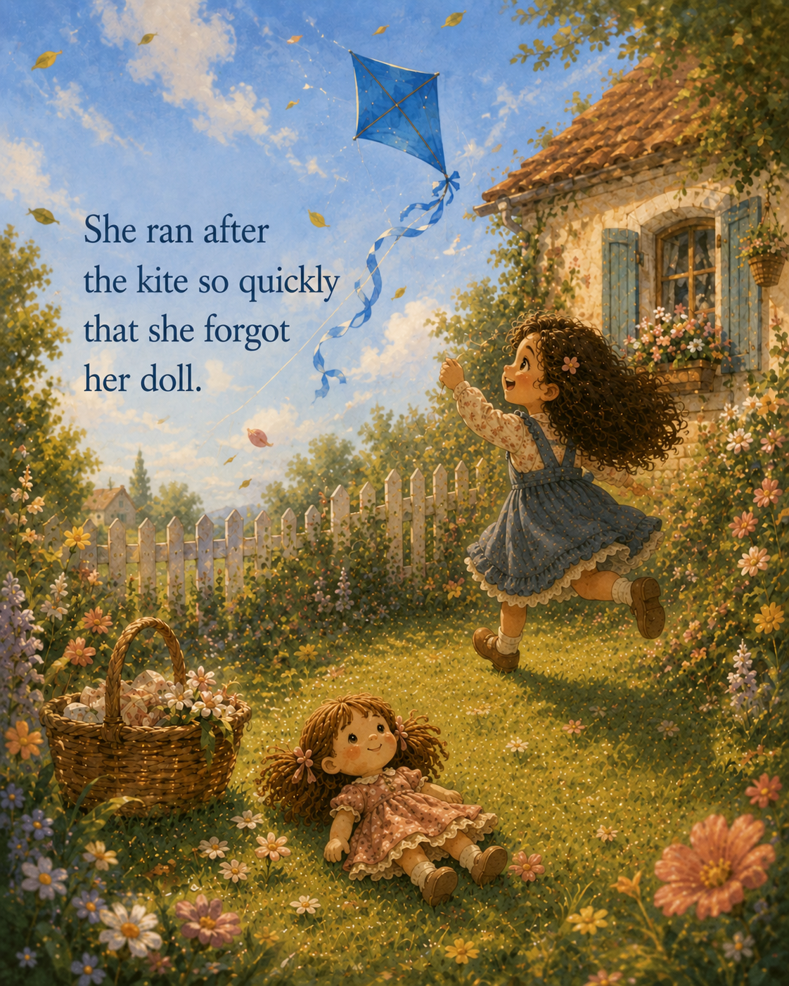 The Lost Doll and the Blue Kite | Printable Kids Reader PDF